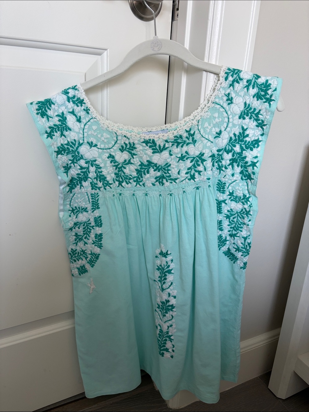 Mi Golondrina top Green size small